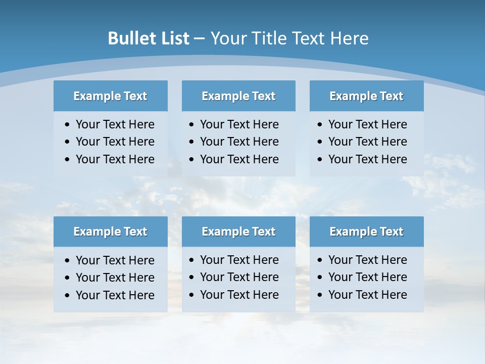 Remote Landscape Sunbeams PowerPoint Template