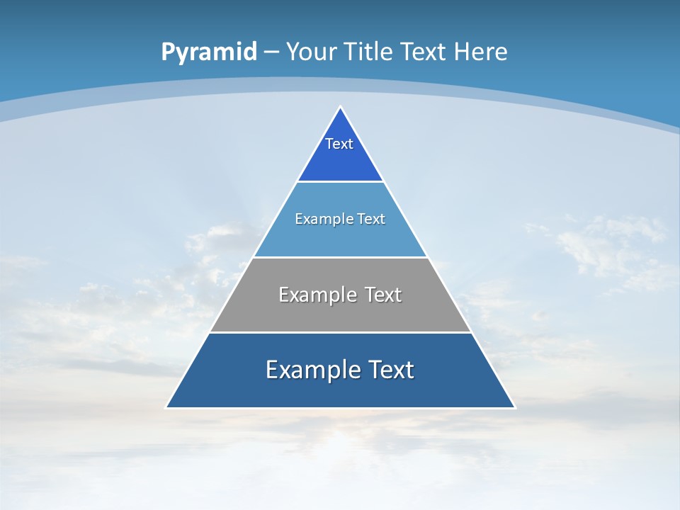 Remote Landscape Sunbeams PowerPoint Template