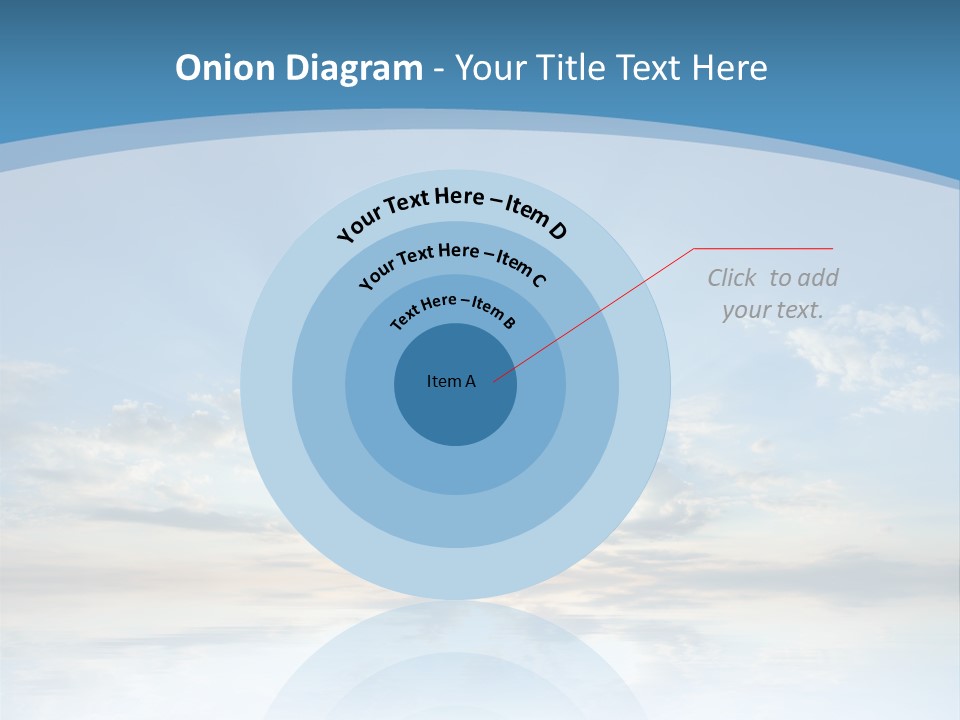 Remote Landscape Sunbeams PowerPoint Template