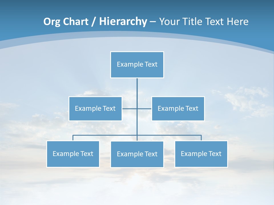 Remote Landscape Sunbeams PowerPoint Template
