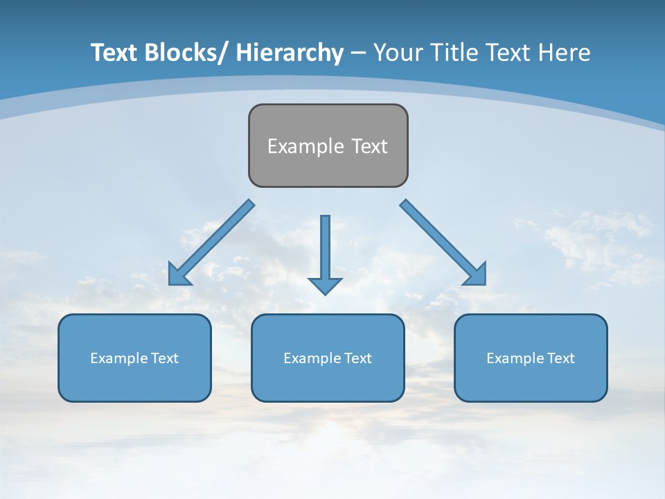 Remote Landscape Sunbeams PowerPoint Template