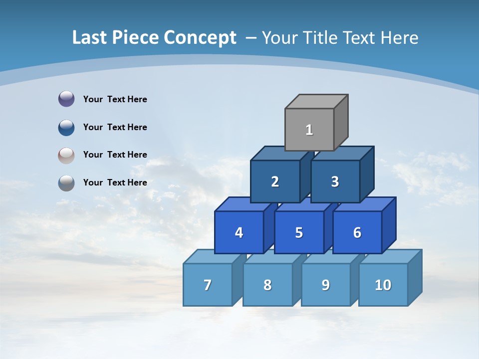 Remote Landscape Sunbeams PowerPoint Template