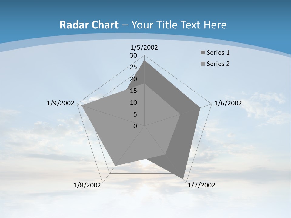 Remote Landscape Sunbeams PowerPoint Template