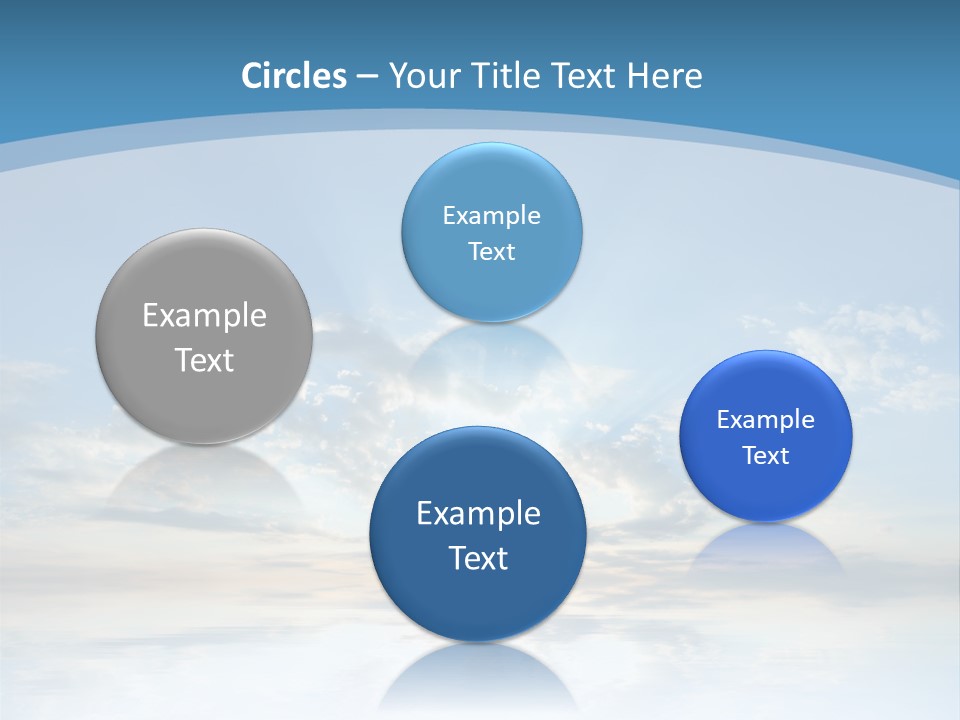 Remote Landscape Sunbeams PowerPoint Template