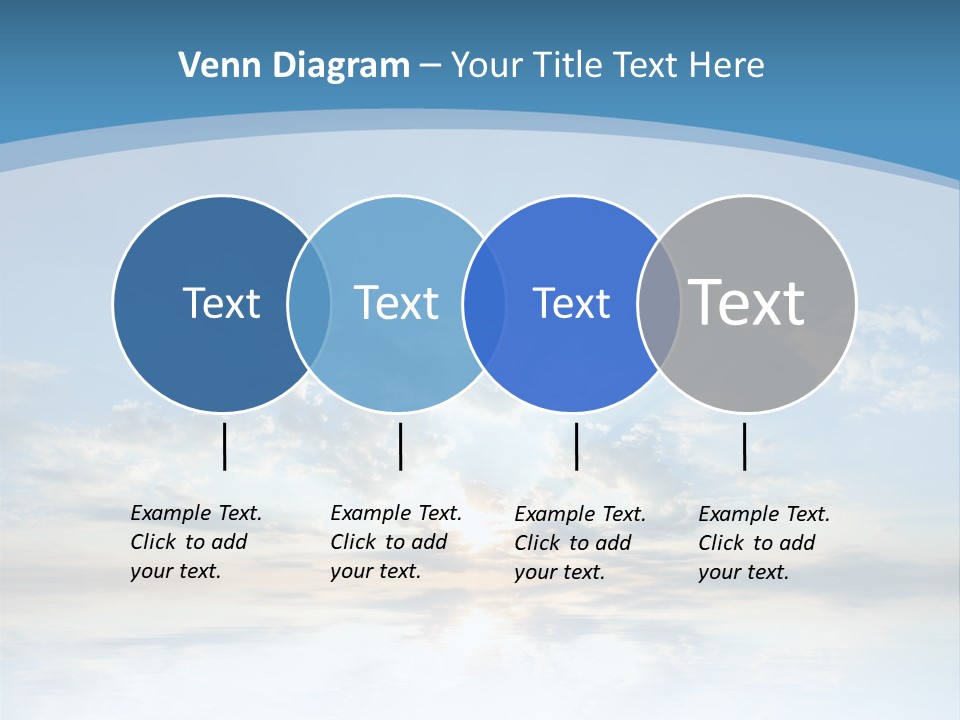 Remote Landscape Sunbeams PowerPoint Template