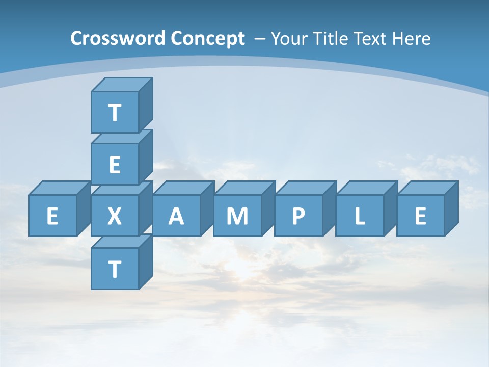 Remote Landscape Sunbeams PowerPoint Template