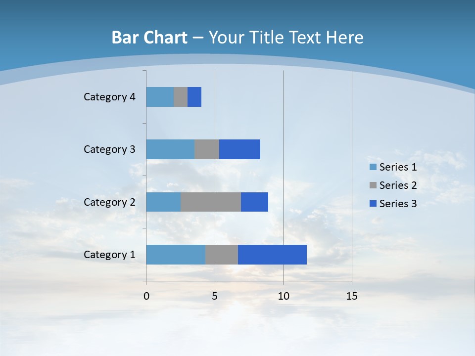 Remote Landscape Sunbeams PowerPoint Template