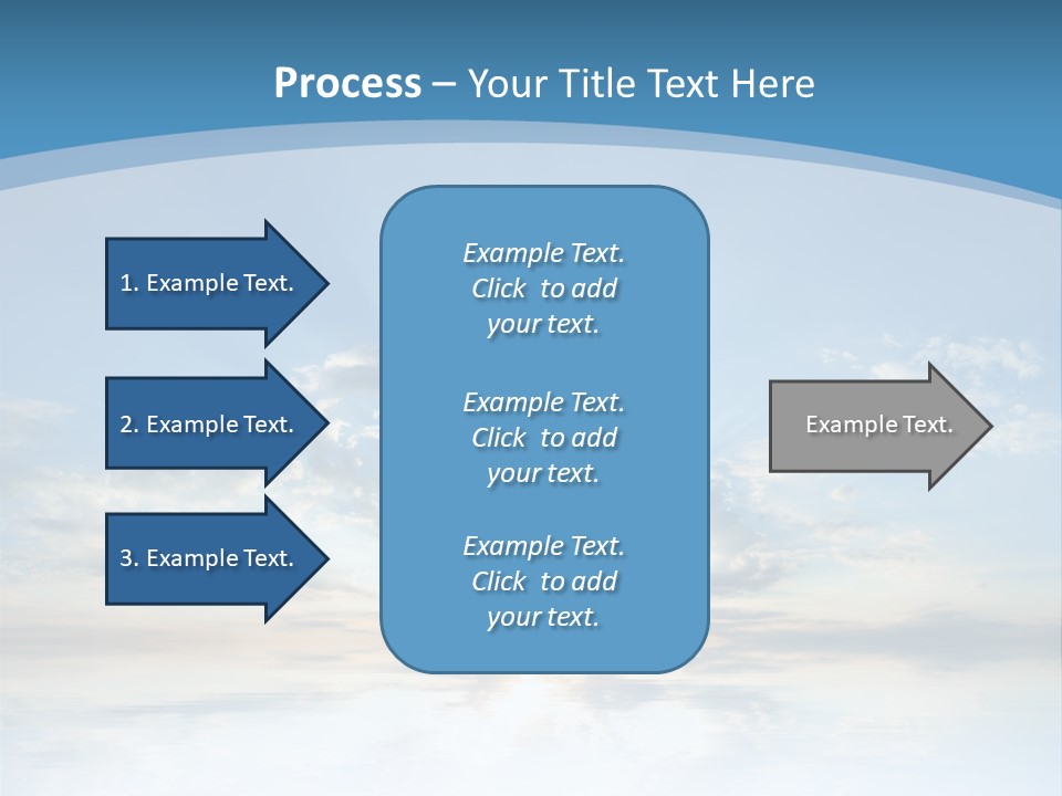 Remote Landscape Sunbeams PowerPoint Template