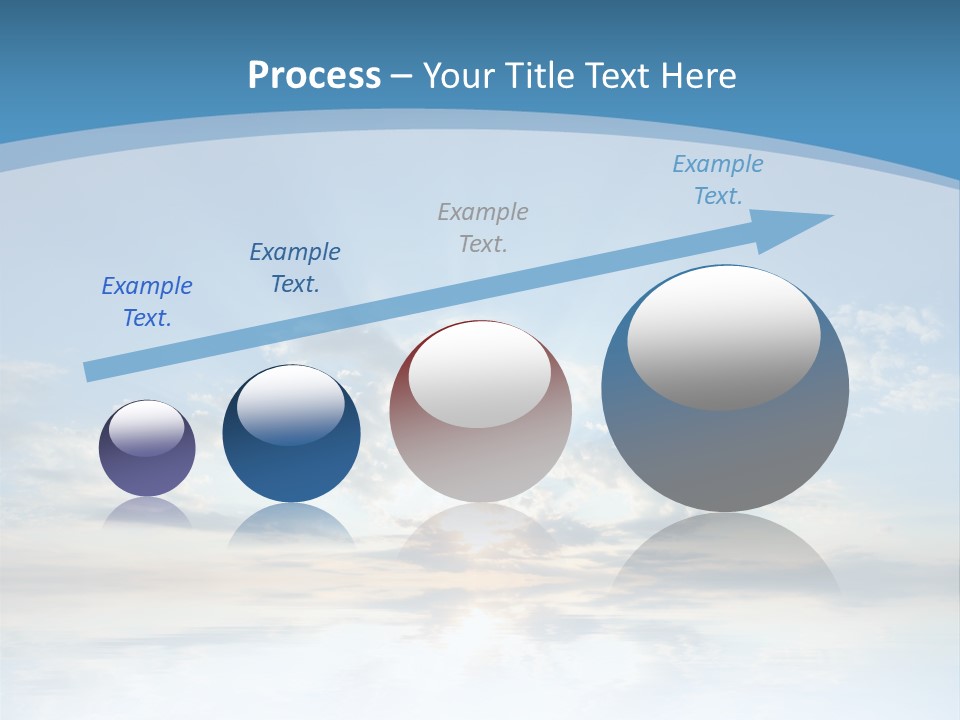 Remote Landscape Sunbeams PowerPoint Template