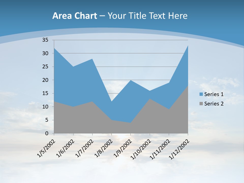 Remote Landscape Sunbeams PowerPoint Template