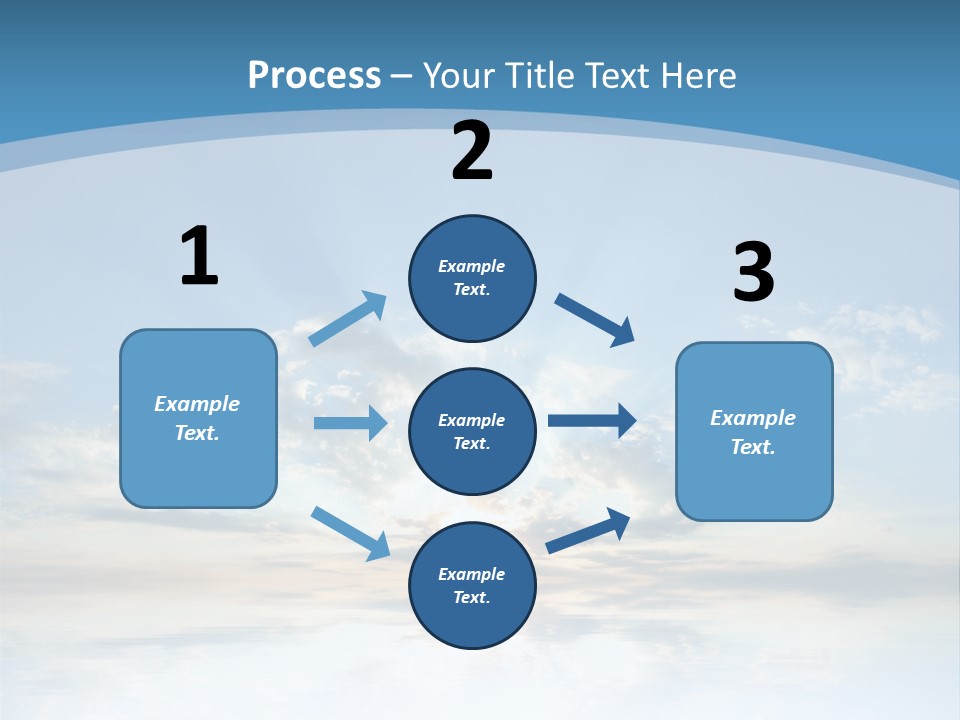 Remote Landscape Sunbeams PowerPoint Template