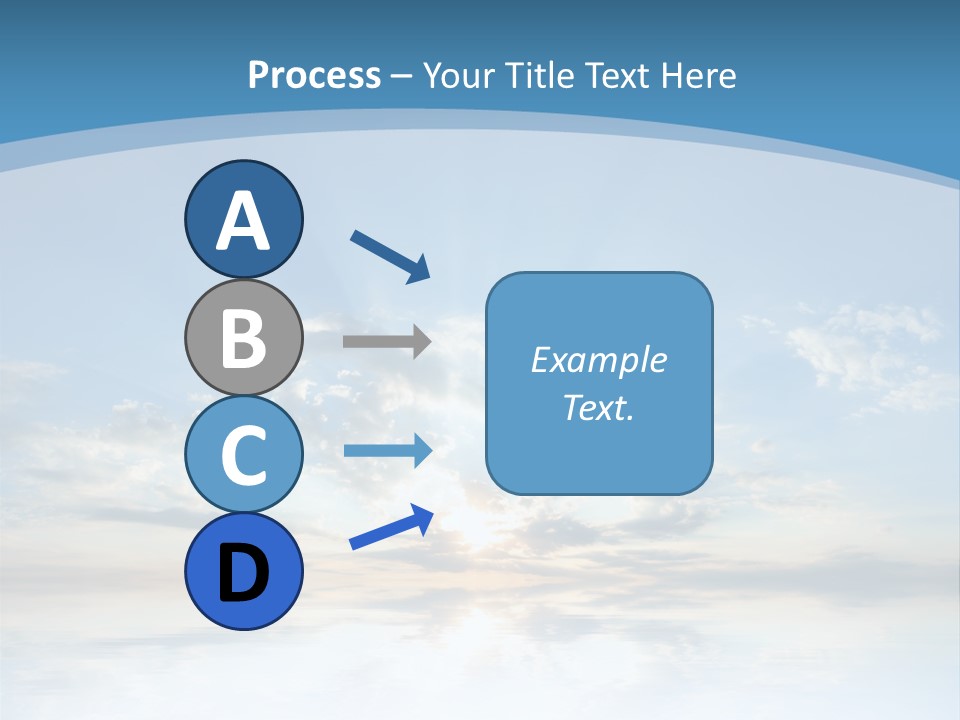Remote Landscape Sunbeams PowerPoint Template