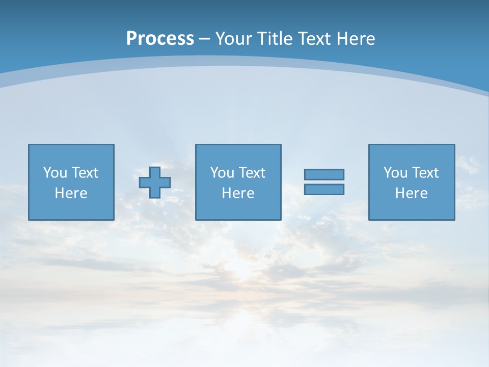 Remote Landscape Sunbeams PowerPoint Template