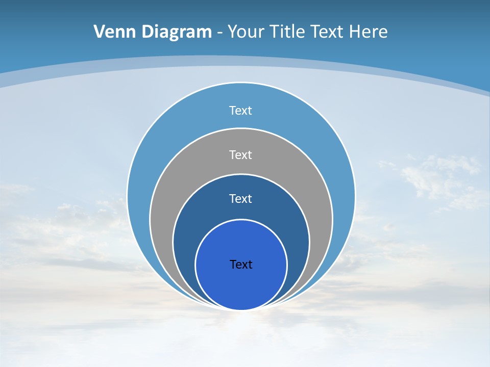 Remote Landscape Sunbeams PowerPoint Template
