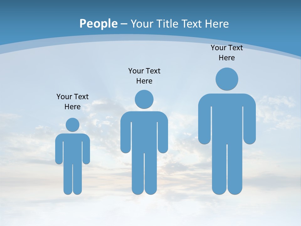Remote Landscape Sunbeams PowerPoint Template