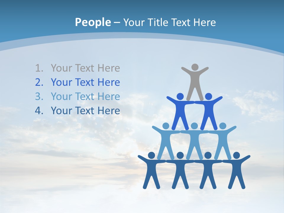 Remote Landscape Sunbeams PowerPoint Template