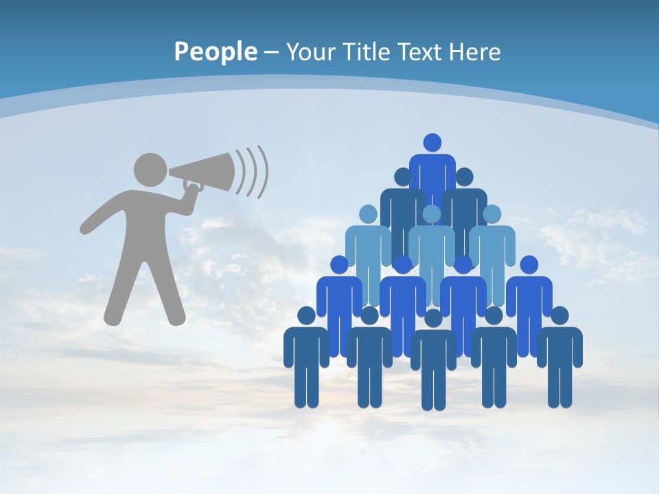 Remote Landscape Sunbeams PowerPoint Template