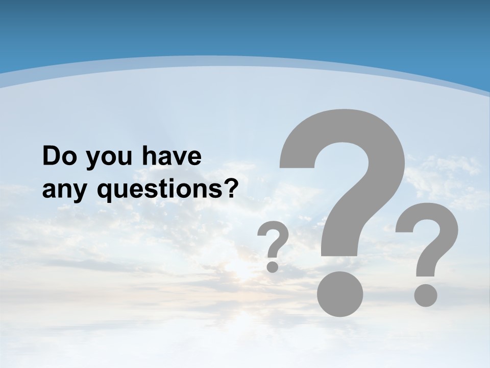 Remote Landscape Sunbeams PowerPoint Template