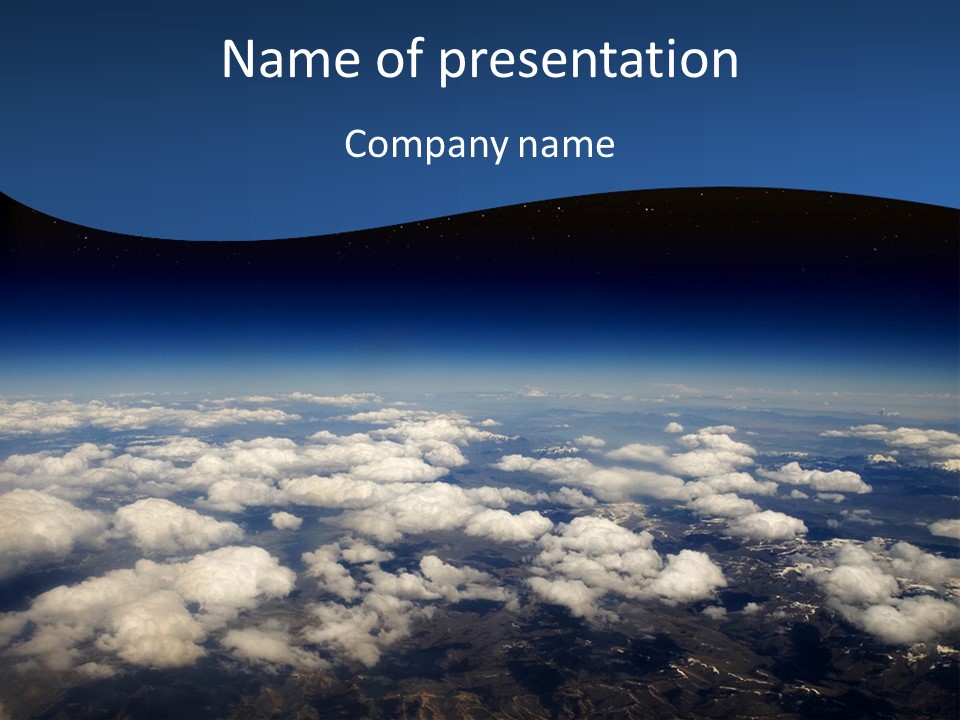 Pollution Carbon Planet PowerPoint Template