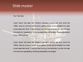 Drilling From Above Industry PowerPoint Template