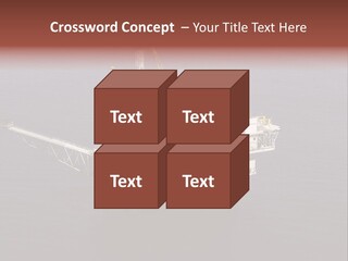 Drilling From Above Industry PowerPoint Template