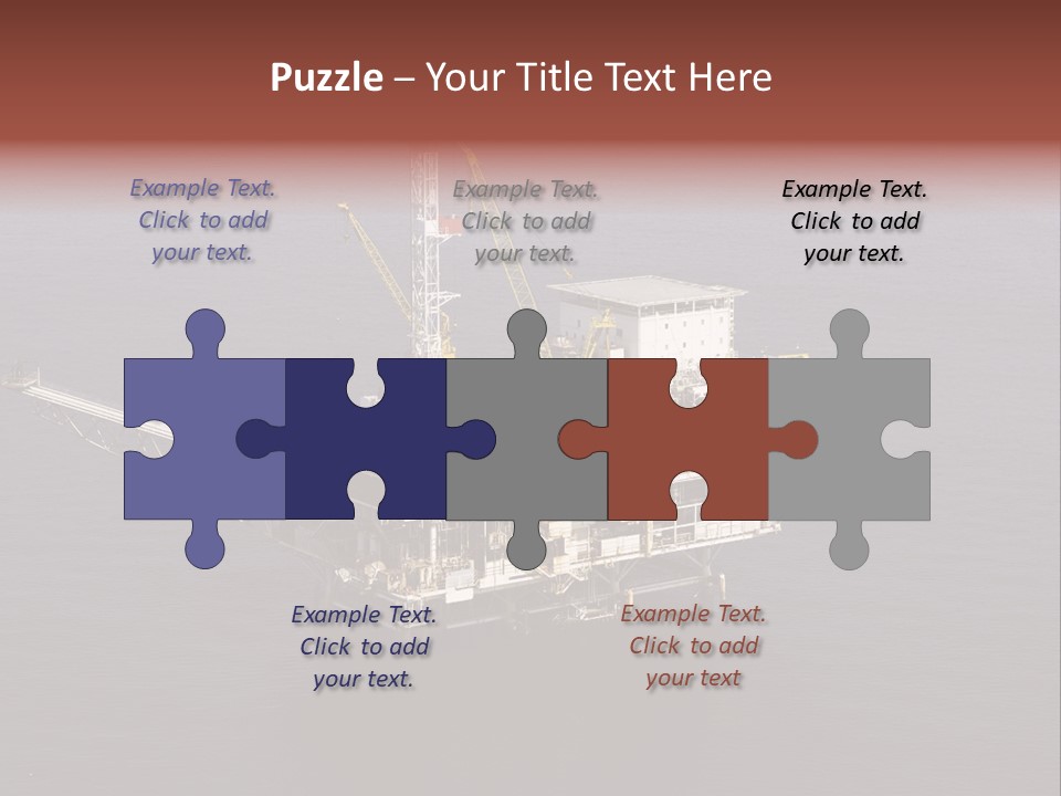 Drilling From Above Industry PowerPoint Template