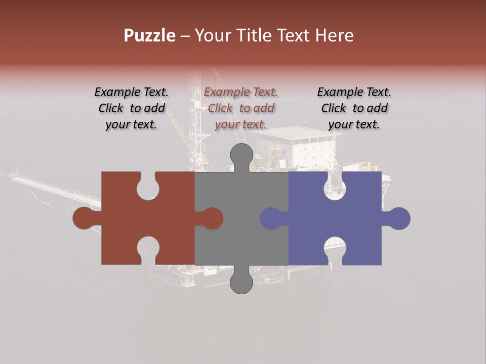 Drilling From Above Industry PowerPoint Template