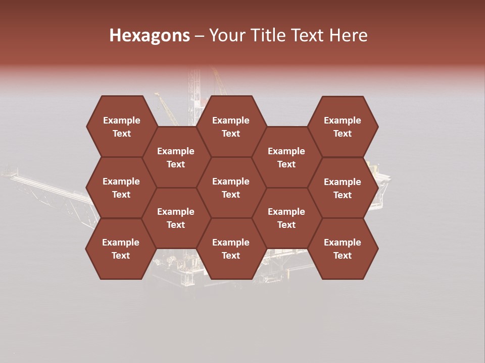 Drilling From Above Industry PowerPoint Template