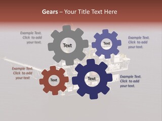 Drilling From Above Industry PowerPoint Template