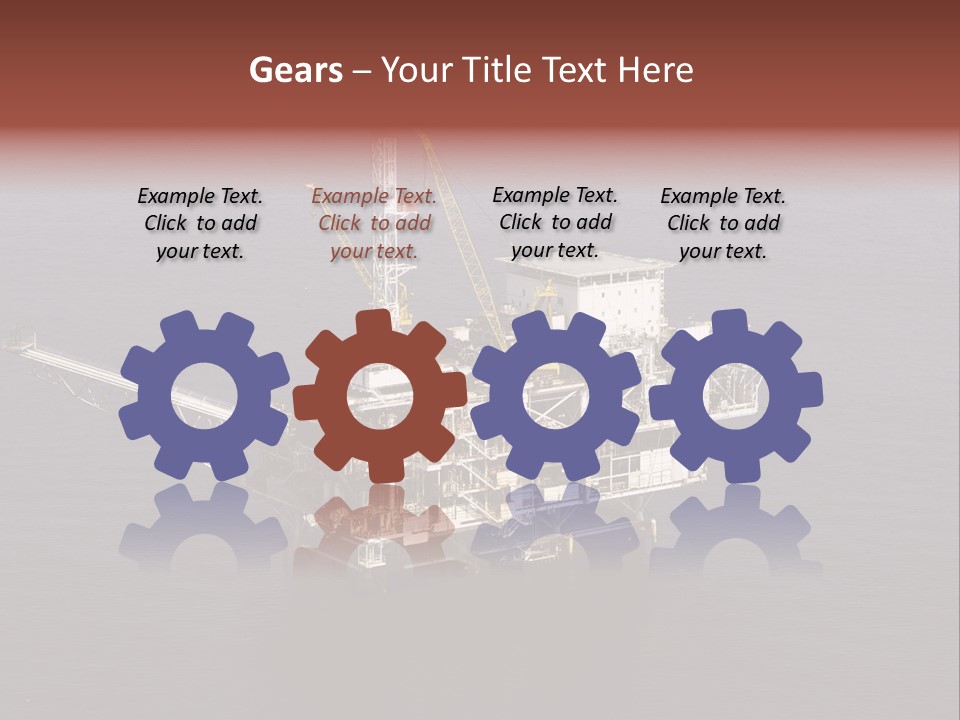 Drilling From Above Industry PowerPoint Template