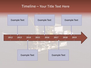 Drilling From Above Industry PowerPoint Template