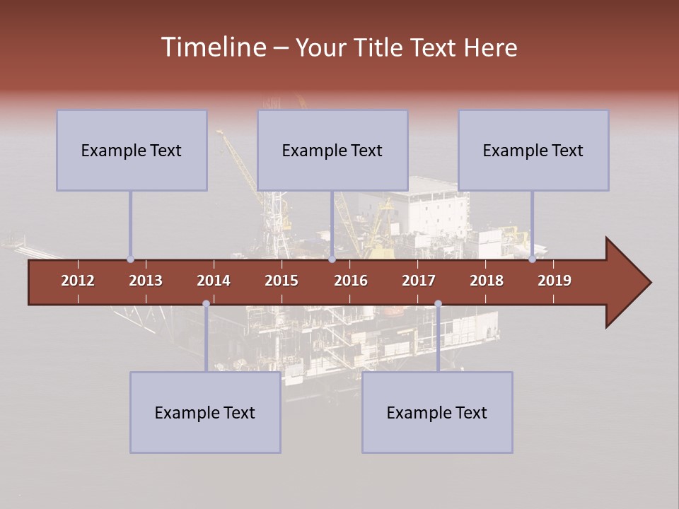 Drilling From Above Industry PowerPoint Template