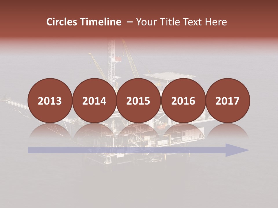 Drilling From Above Industry PowerPoint Template