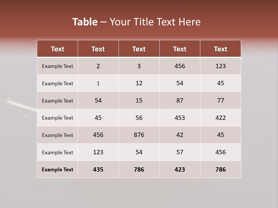 Drilling From Above Industry PowerPoint Template