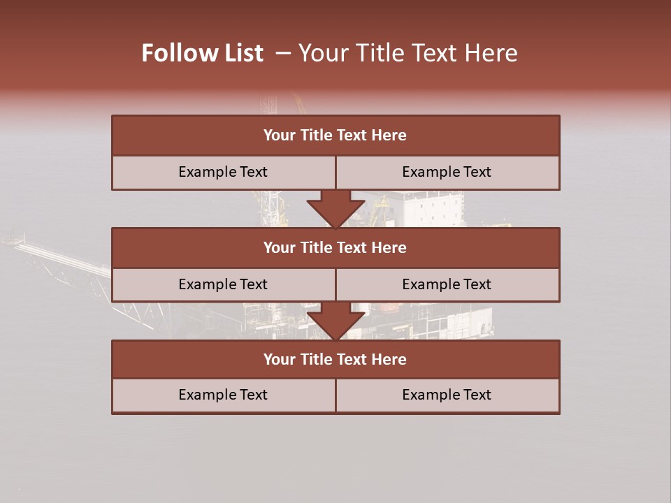 Drilling From Above Industry PowerPoint Template