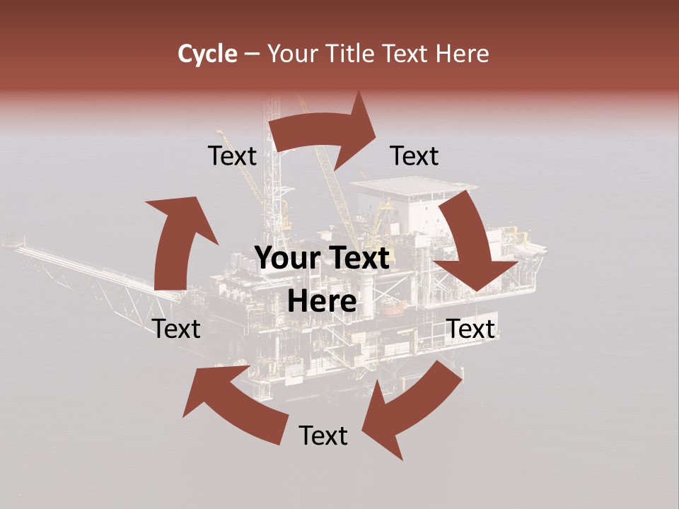 Drilling From Above Industry PowerPoint Template