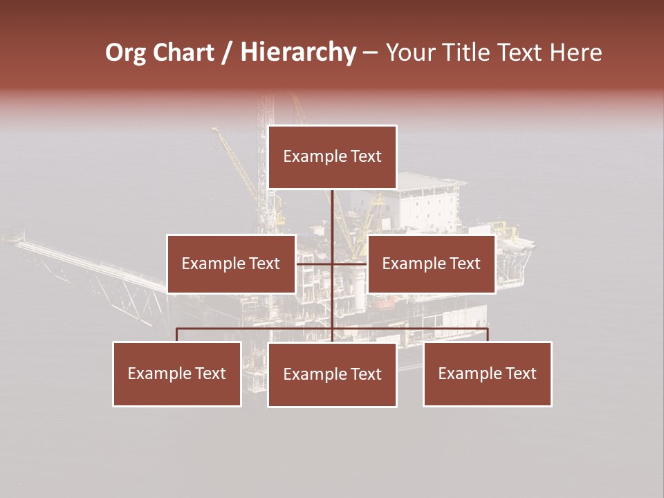 Drilling From Above Industry PowerPoint Template
