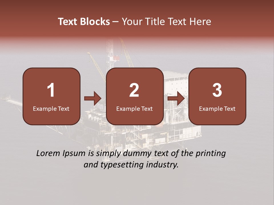 Drilling From Above Industry PowerPoint Template
