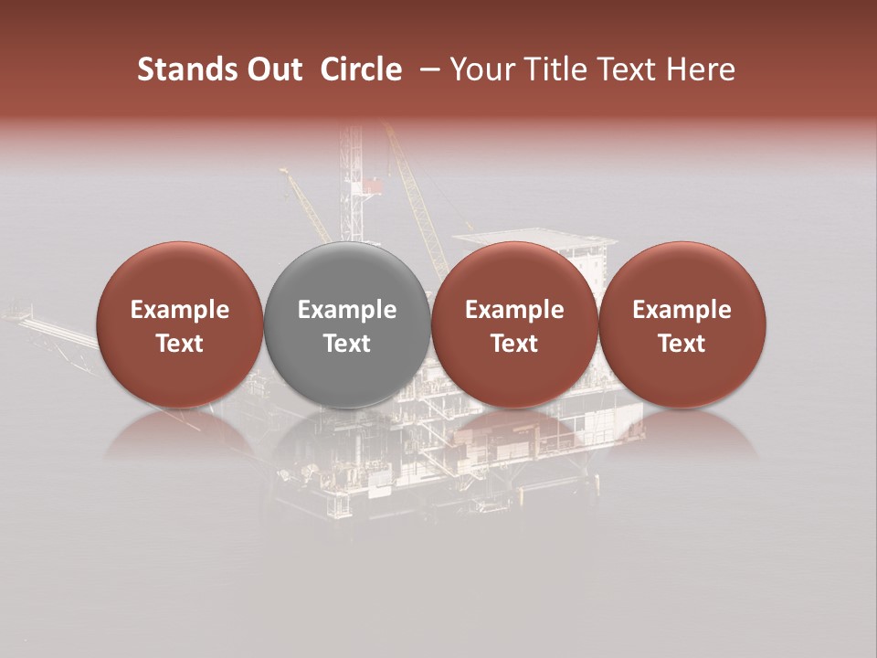 Drilling From Above Industry PowerPoint Template