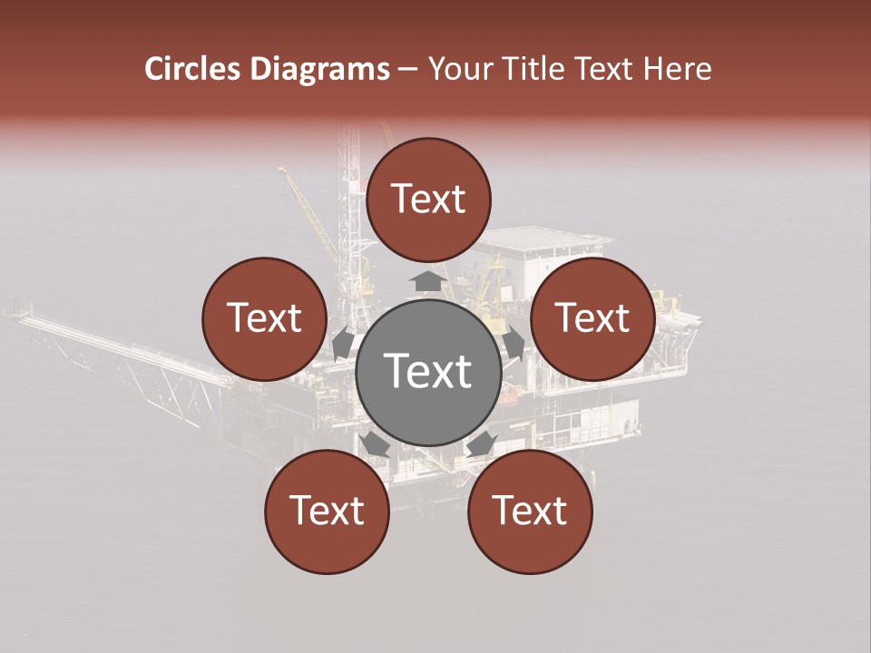 Drilling From Above Industry PowerPoint Template