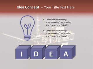 Drilling From Above Industry PowerPoint Template