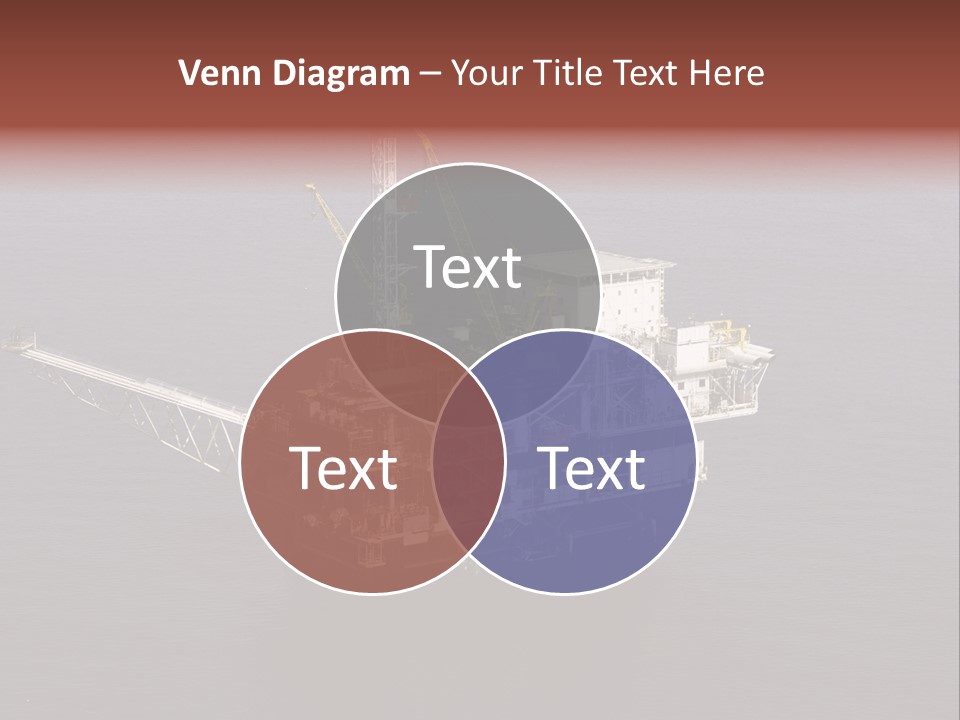 Drilling From Above Industry PowerPoint Template