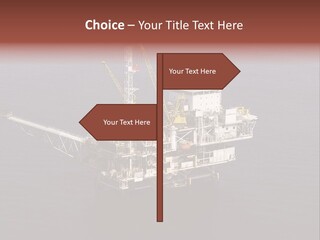 Drilling From Above Industry PowerPoint Template