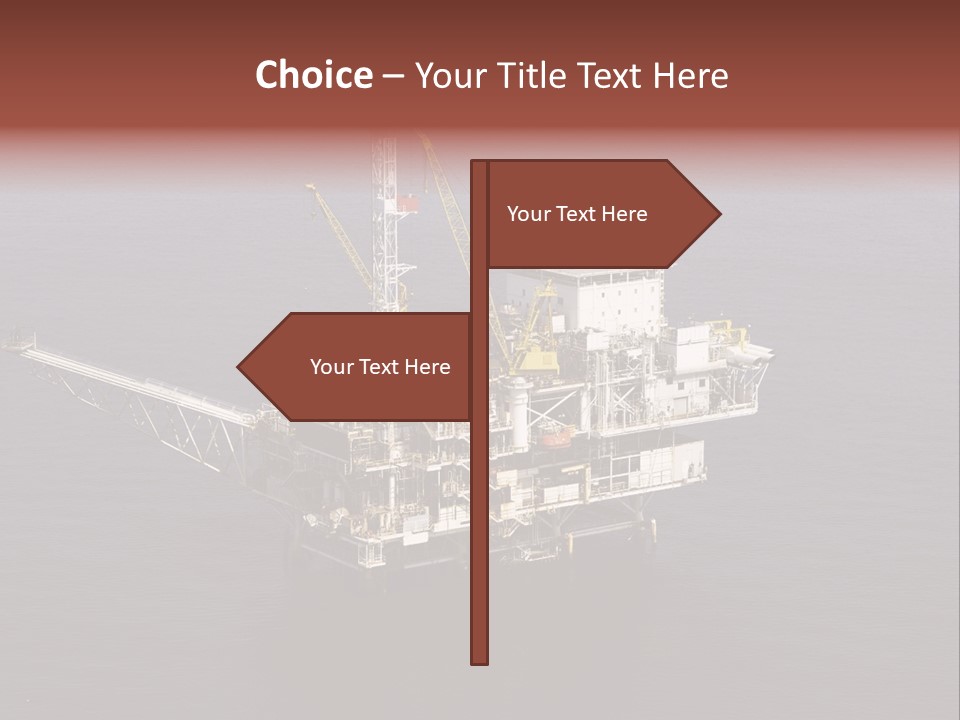 Drilling From Above Industry PowerPoint Template