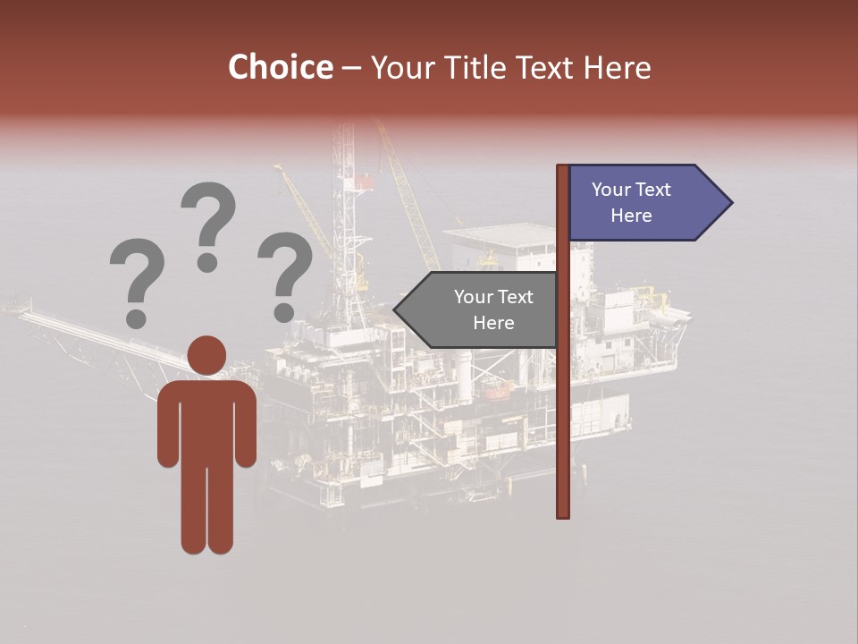 Drilling From Above Industry PowerPoint Template