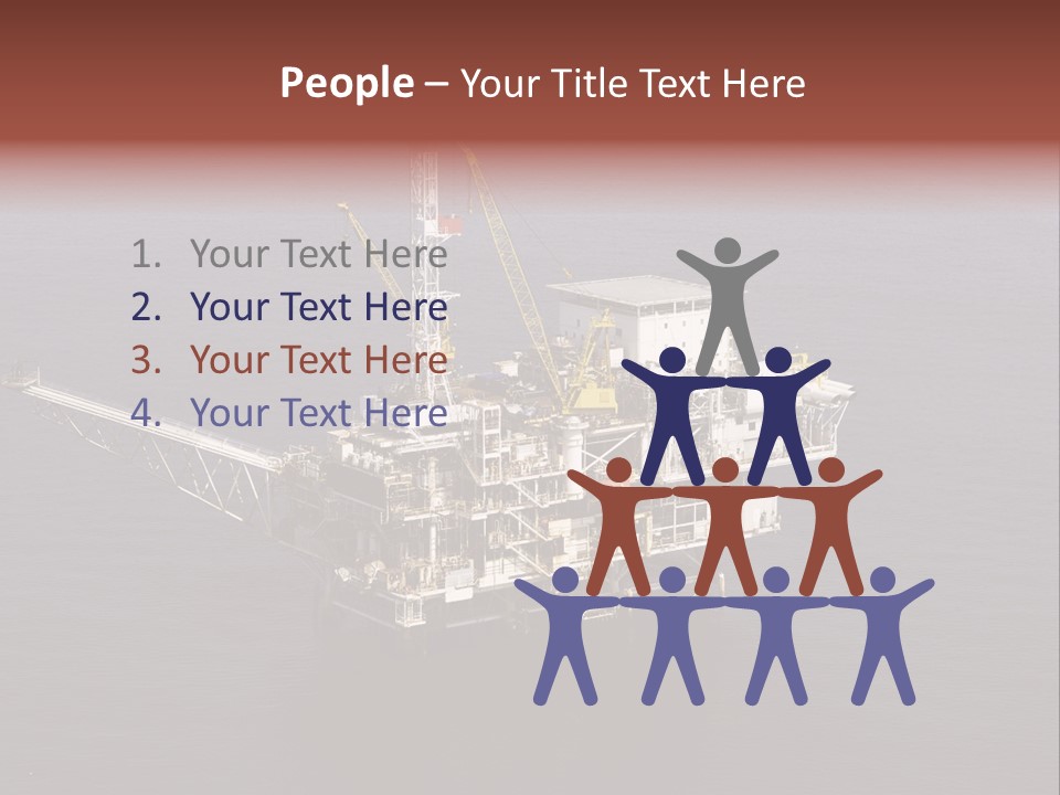Drilling From Above Industry PowerPoint Template