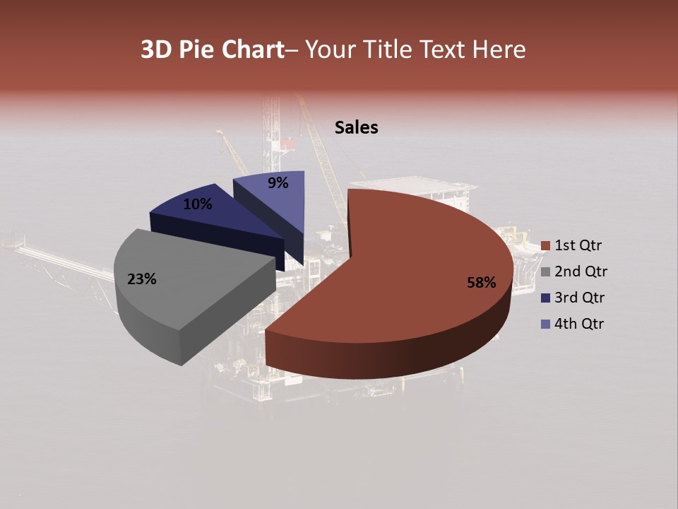 Drilling From Above Industry PowerPoint Template