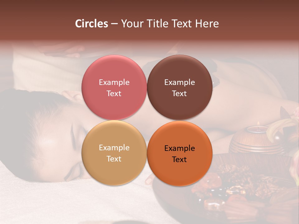 Young Cosmetician Shoulder PowerPoint Template