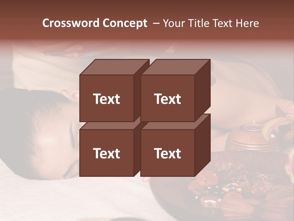 Young Cosmetician Shoulder PowerPoint Template