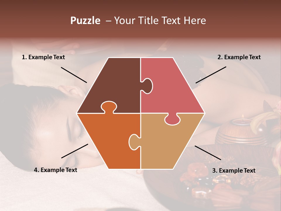 Young Cosmetician Shoulder PowerPoint Template